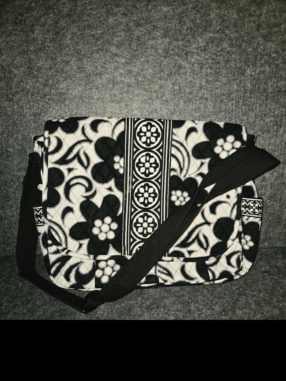 Vera Bradley Night & Day Quilted Messenger Bag